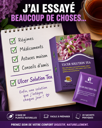 ULCER SOLUTION TEA : Retrouvez Votre Vie Sans Douleur