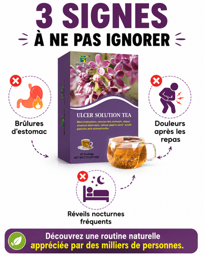 ULCER SOLUTION TEA : Retrouvez Votre Vie Sans Douleur
