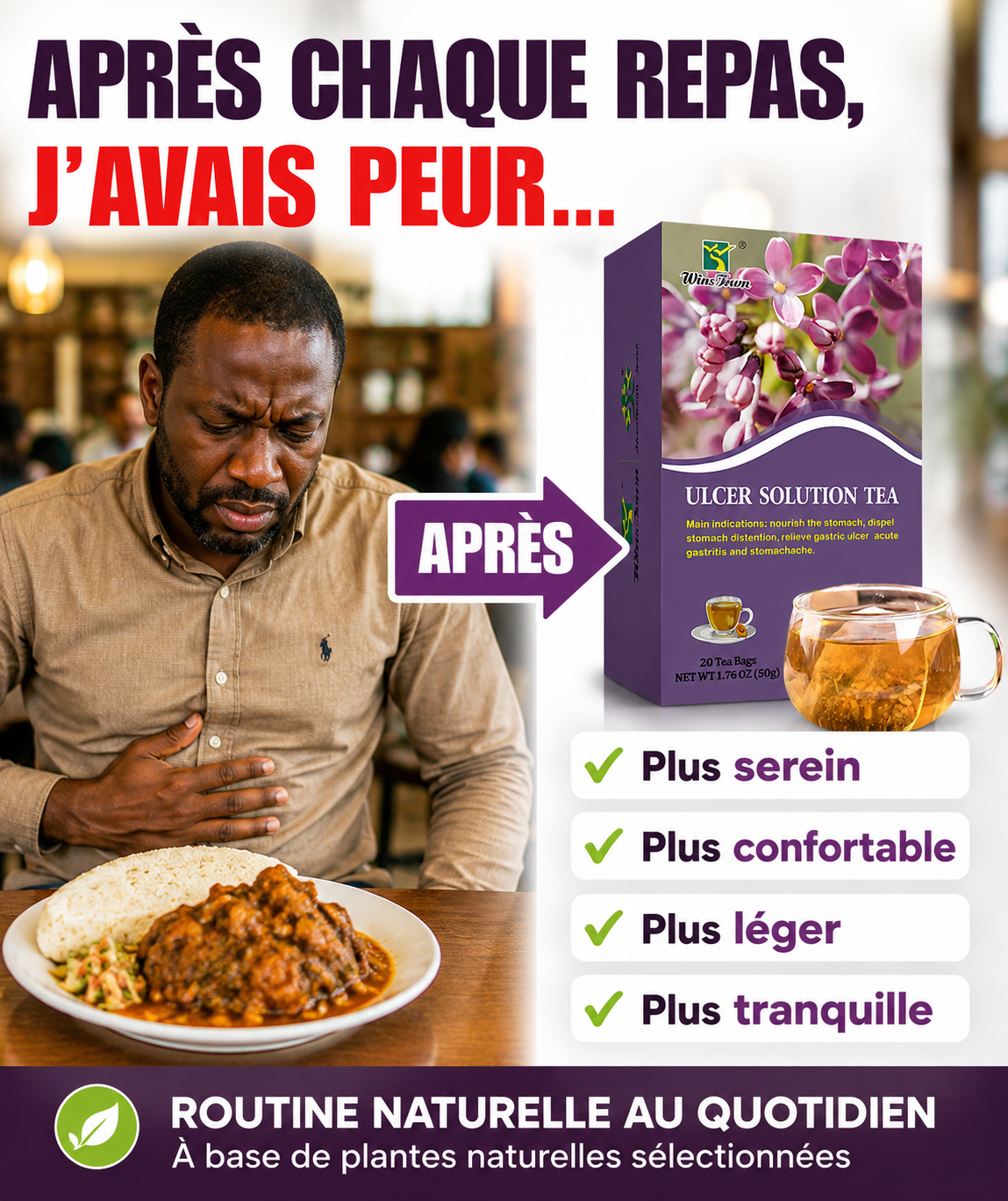 ULCER SOLUTION TEA : Retrouvez Votre Vie Sans Douleur