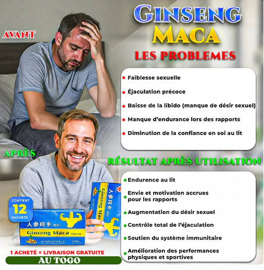 Ginseng Maca : Boostez votre énergie et votre endurance naturellement !