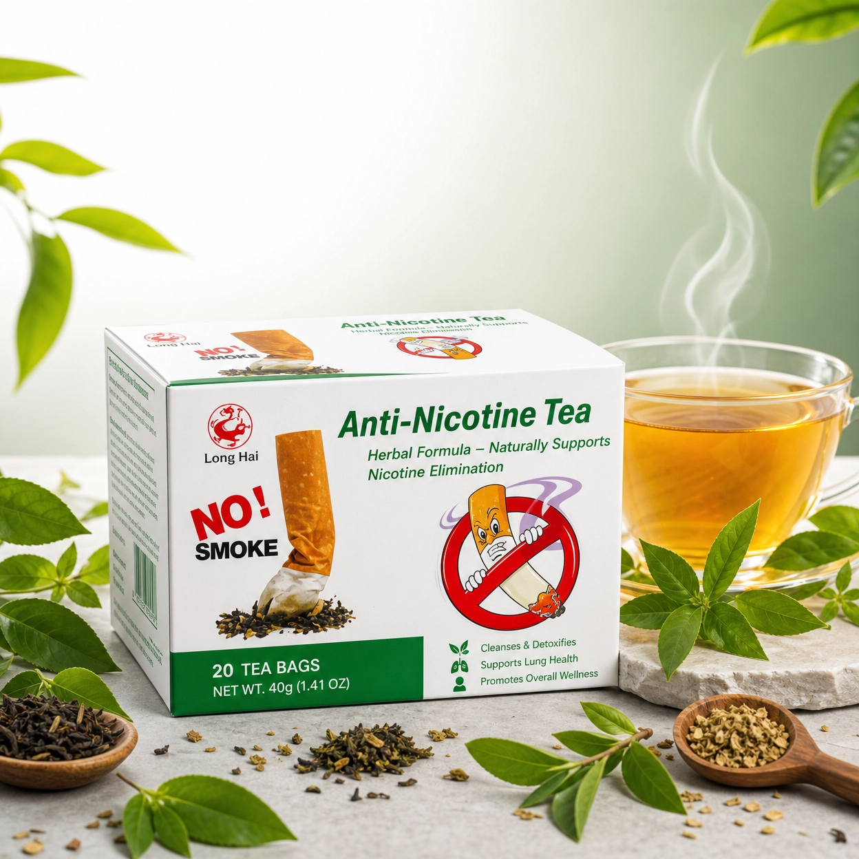 NO SMOKE TEA : Arrêtez de Fumer Naturellement et Retrouvez Votre Liberté